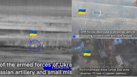 In bakhmut grinding battle, Putin's anti-tank missiles and Kamikaze drones knocked Zelensky troops