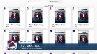 Avs auctioning items from 2nd round playoff series