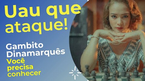 UAU QUE ATAQUE! GAMBITO DINAMARQUÊS PRÊMIO DE BELEZA #Chess #xadrez #ajedrez