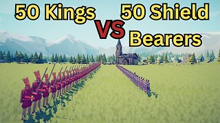 50 Kings Versus 50 Shield Bearers || Totally Accurate Battle Simulator