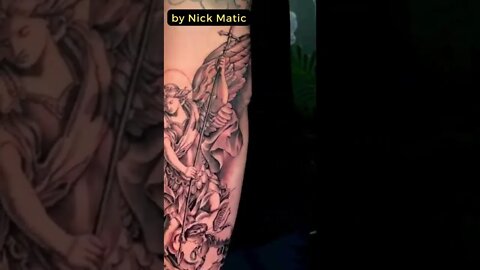 Stunning Tattoo by Nick Matic #shorts #tattoos #inked #youtubeshorts