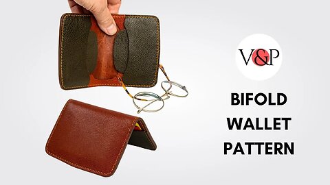 How to Make a Bifold Wallet (Link to Pattern in Description)