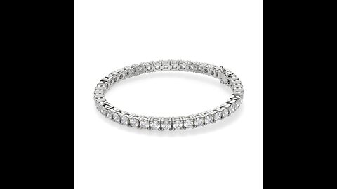 Madina Jewelry 4.00 ct Ladies Round Cut Diamond Tennis Bracelet in Channel Setting