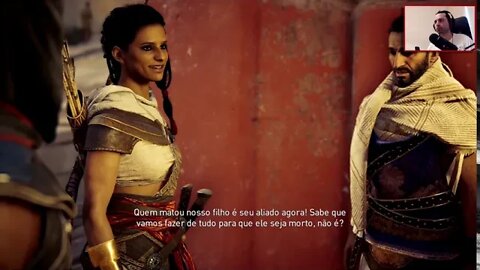 Assassin's Creed Origins, A trição, batalha o Nilo - Gameplay PT-BR #17