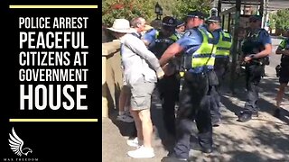 POLICE ARREST PEACEFUL CITIZENS AT GOVERNMENT HOUSE