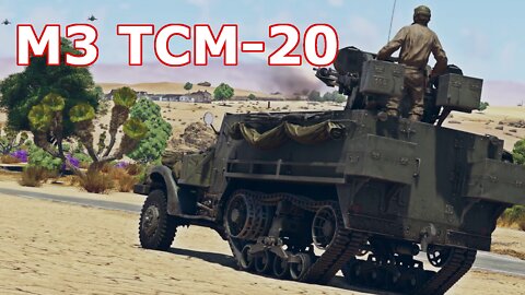 Low-tier Anti-Air for Israel! ~ M3 TCM-20 Devblog [War Thunder "Fire and Ice" Update]