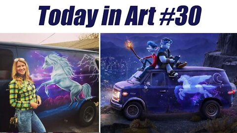Today in art #30 - Artist Sues Disney for Copying 'Tremendously Cool' Painted Van