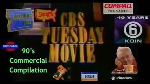 "90's CBS Night At The Movies Commercial Compilation" (1993 Lost Media) [Vol. 22]