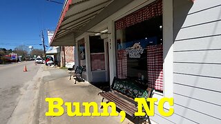 I'm visiting every town in NC - Bunn, NC - Walk & Talk