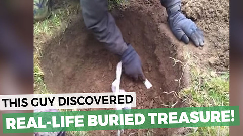 Man Discovers Hidden Treasure With His Metal Detector