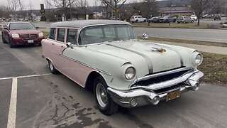 1956 Pontiac wagon.. in the wild