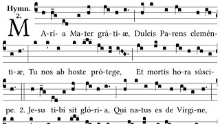 Maria Mater Gratiae - quick 2 verse hymn to Our Lady, Mother of Grace