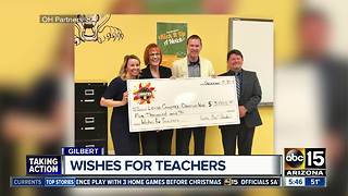 Desert Hills High School teacher surprised with check to buy new tech