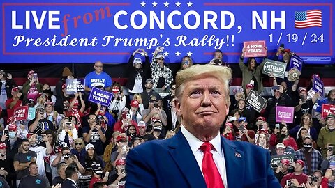 President Trump's Rally in Concord, NH (1/19/24)