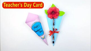 How to Make Teacher's Day Card / DIY Gift Cards / Easy Paper Crafts
