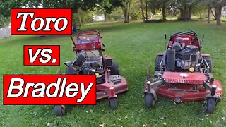 Does the Bradley Mower Compare to the Toro Grandstand