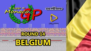 Super Monaco GP - Sega Genesis / Round 14 - Belgium GP - Team Firenze