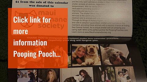 Click link for more information Pooping Pooches White Elephant Gag Gift Calendar