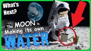 You Won't Believe How The MOON is Creating WATER 🌙 #NASA #Apollo #space #colony #future
