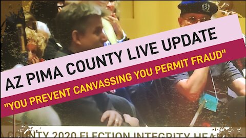 AZ ELECTION LIVE HEARING UPDATE "YOU PREVENT CANVASSING YOU PERMIT FRAUD