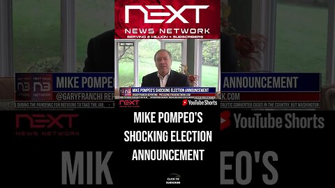 Mike Pompeo's Shocking Election Announcement #shorts