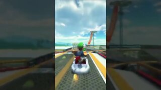 Luigi Drives in Mario Kart 8 Deluxe