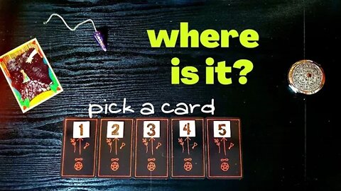 Look Here! Find Lost Items Objects Update Pick a Card Tarot