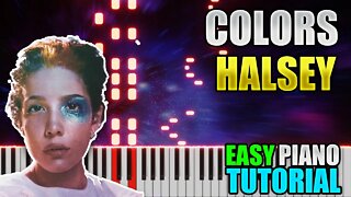Colors - Halsey | Easy Piano Lesson