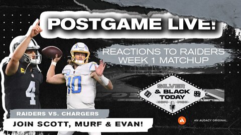 Week 1: Raiders Lose to Chargers Postgame Show