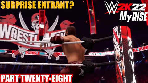 WWE 2K22 MYRISE PART 28 - ROYAL RUMBLE NUMBER ONE ENTRANT! ROAD TO WRESTLEMANIA BEGINS