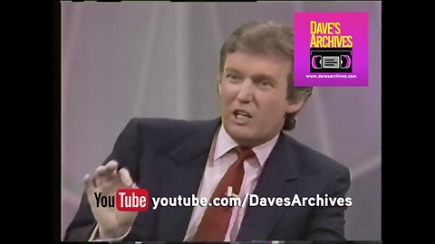 'The Oprah Winfrey Show - Donald Trump Full (Dave's Archive Version) - 1988