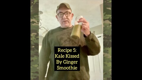 Kale Kissed by Ginger Green Smoothie Recipe