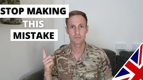 STOP MAKING THIS MISTAKE | JOINING THE MILITARY
