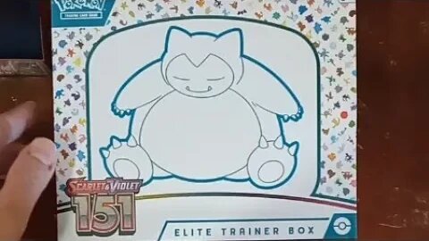 Pokemon Elite Trainer Box SV 151 Opening