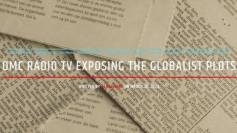 OMC Radio TV Exposing The Globalist Plots