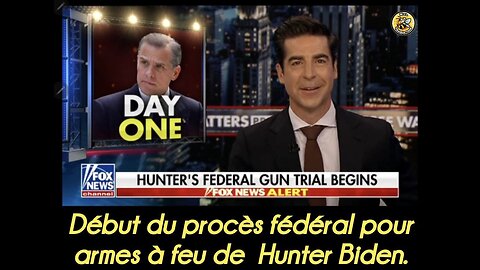 🔘Jour Un. Début du procès fédéral pour armes à feu de Hunter Biden.