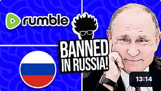 Rumble was BANNED in Russia and MSM is DEAD SILENT About It! I Wonder Why...