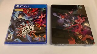 Persona 5 Strikers [Steelbook Launch Edition] - PS4 - AMBIENT UNBOXING
