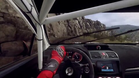 DiRT Rally 2 - Impreza WRX STI Trudges Through Valle de los puentes