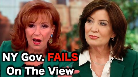 Kathy Hochul DESTROYED By View Hosts