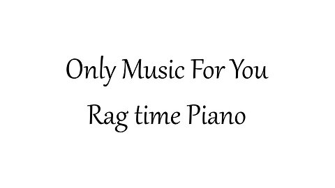 Rag time Piano