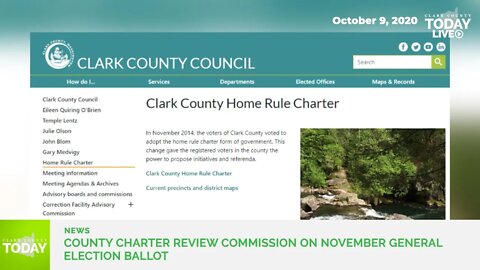 County Charter Review Commission on November general election ballot