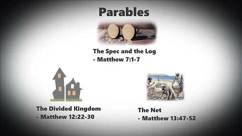 Parables: The Spec and the Log / The Divided Kingdom / The Net