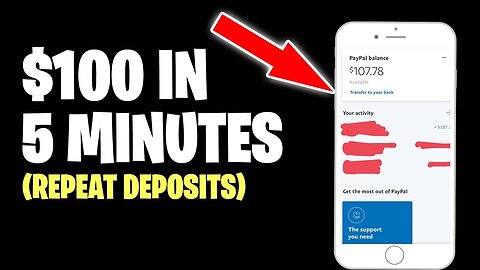 GET PAID $100 In 10 Minutes (Make Money Online)