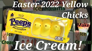 Easter 2022 Ice Cream Yellow Marshmallow Chicks