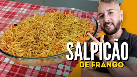 RECEITA DE SALPICÃO DE FRANGO COM REQUEIJÃO - ÓTIMA RECEITA PARA AS FESTAS DE FINAL DE ANO