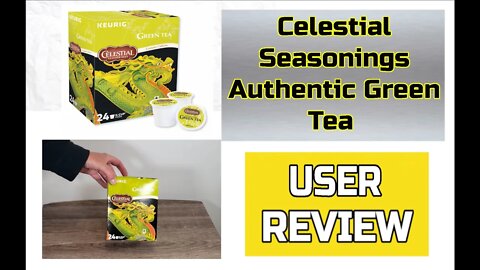 Celestial Seasonings Green tea - Nice Packaging -Easy to Store - Easy To Use