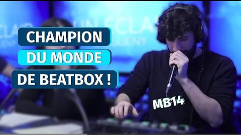 Le #live de MB14 fracasse Les studios #beatbox dans un Eclair de Gueny