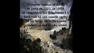 O inverno começa no dia 21 de junho de 2023