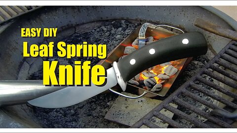 How To Make and Easy DIY Leaf Spring Knife